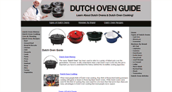Desktop Screenshot of dutchovenguide.com
